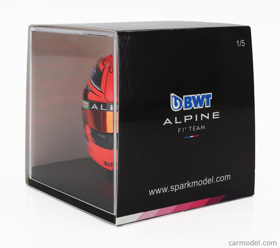 Bell Helmet F1 Helma Esteban Ocon Team Bwt Alpine N°31 Sezóna 2024 1:5 Spark Model červená