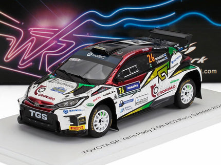 TOYOTA | YARIS GR RALLY2 N 26 5th RC2 RALLY SWEDEN 2024 MIKKO HEIKKILA - KRISTIAN TEMONEN | WHITE