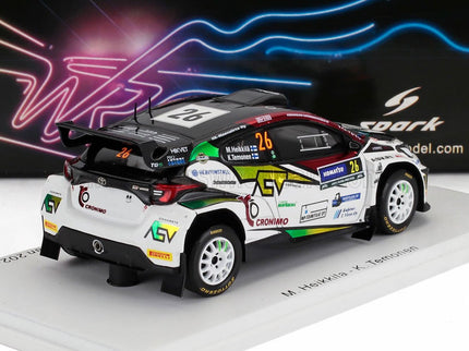 TOYOTA | YARIS GR RALLY2 N 26 5th RC2 RALLY SWEDEN 2024 MIKKO HEIKKILA - KRISTIAN TEMONEN | WHITE