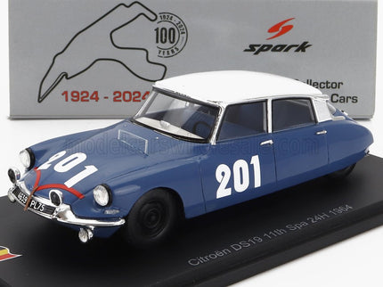 CITROEN | DS19 N 201 24h SPA 1964 GUY VERRIER - ALAIN BERTAUT | BLUE WHITE