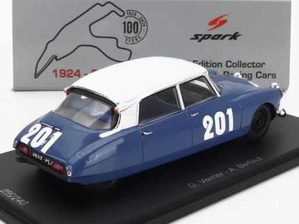 CITROEN | DS19 N 201 24h SPA 1964 GUY VERRIER - ALAIN BERTAUT | BLUE WHITE