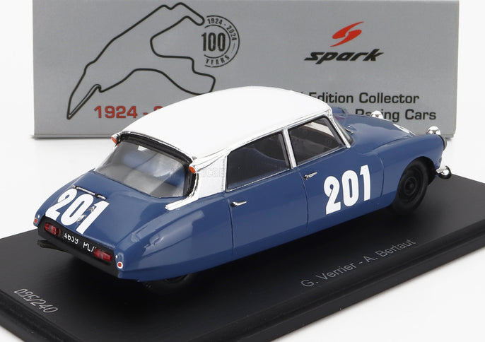 CITROEN | DS19 N 201 24h SPA 1964 GUY VERRIER - ALAIN BERTAUT | BLUE WHITE