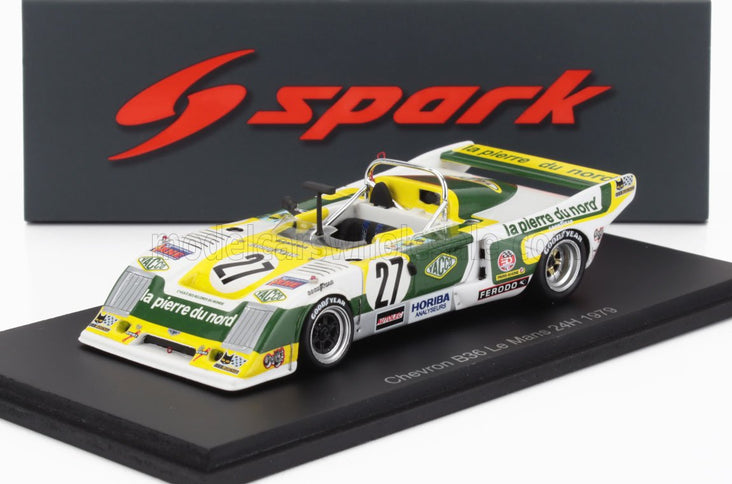 CHEVRON | B36 2.0L S4 TEAM SOCIETE RACING N 27 24h LE MANS 1979 MARC SOURD - FLORIAN VETSCH - ROBERT CARMILLET | WHITE BLACK YELLOW