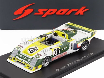 CHEVRON | B36 2.0L S4 TEAM SOCIETE RACING N 26 24h LE MANS 1979 MICHEL DUBOIS - MARC MENANT - PIERRE FRANCOISE ROUSSELOT | WHITE BLACK YELLOW