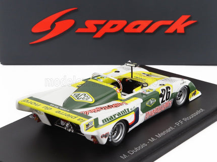 CHEVRON | B36 2.0L S4 TEAM SOCIETE RACING N 26 24h LE MANS 1979 MICHEL DUBOIS - MARC MENANT - PIERRE FRANCOISE ROUSSELOT | WHITE BLACK YELLOW