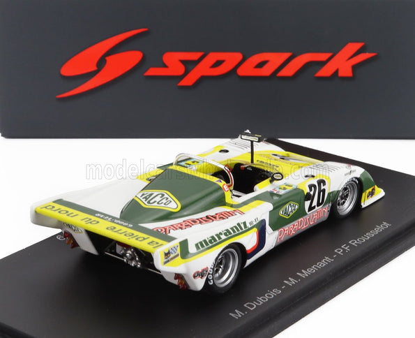 CHEVRON | B36 2.0L S4 TEAM SOCIETE RACING N 26 24h LE MANS 1979 MICHEL DUBOIS - MARC MENANT - PIERRE FRANCOISE ROUSSELOT | WHITE BLACK YELLOW