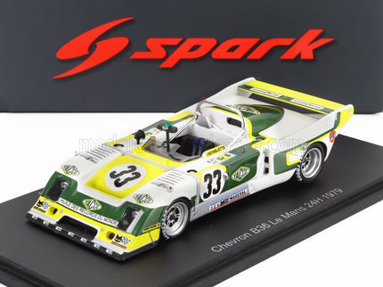 CHEVRON | B36 2.0L S4 TEAM SOCIETE RACING N 33 24h LE MANS 1979 ALAIN DECHELETTE - CHARLES DECHELETTE - MARCEL TARRES | WHITE BLACK YELLOW