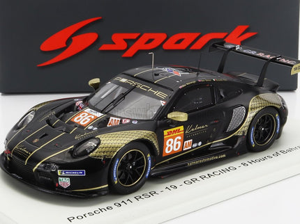 PORSCHE | 911 992 RSR-19 TEAM GR RACING N 86 8h BAHARAIN 2023 MICHEAL WAINWRIGHT - RICCARDO PERA - BENJAMIN BARKER | BLACK GOLD