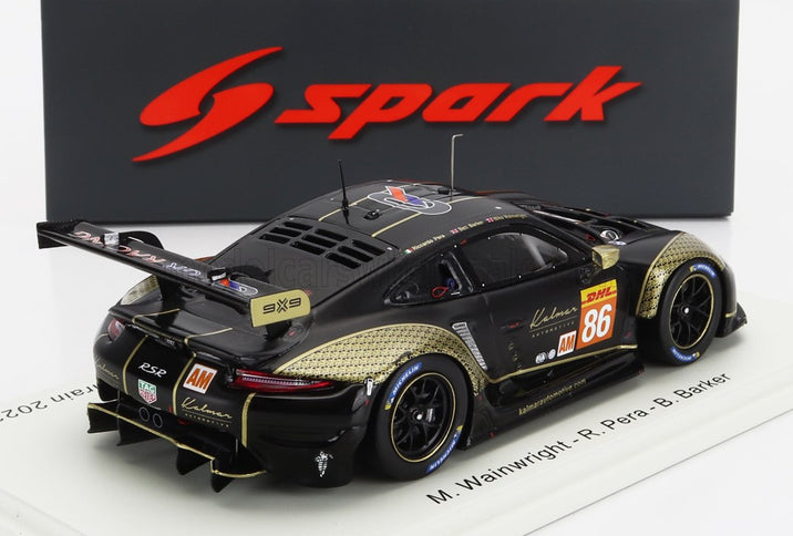 PORSCHE | 911 992 RSR-19 TEAM GR RACING N 86 8h BAHARAIN 2023 MICHEAL WAINWRIGHT - RICCARDO PERA - BENJAMIN BARKER | BLACK GOLD