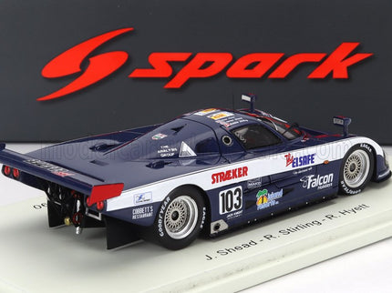 SPICE | SE88C 3.3L V8 TEAM MAKO N 103 24h LE MANS 1990 ROBBIE STIRLING - JAMES SHEAD - ROSS HYETT | BLUE WHITE