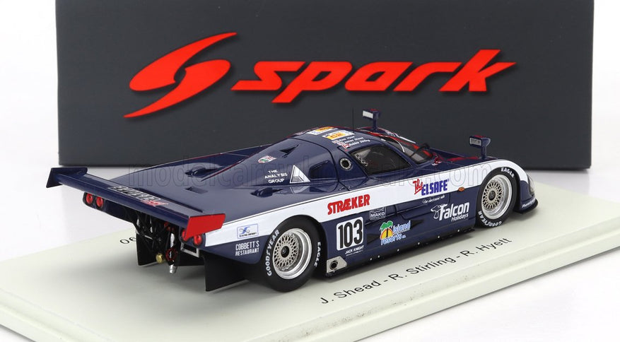SPICE | SE88C 3.3L V8 TEAM MAKO N 103 24h LE MANS 1990 ROBBIE STIRLING - JAMES SHEAD - ROSS HYETT | BLUE WHITE