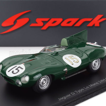 JAGUAR | D-TYPE 3.4L S6 SPIDER TEAM JAGUAR CARS LTD N 15 24h LE MANS 1954 PETER WHITEHEAD - KEN WHARTON | GREEN