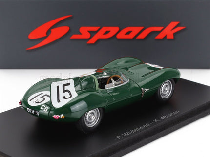 JAGUAR | D-TYPE 3.4L S6 SPIDER TEAM JAGUAR CARS LTD N 15 24h LE MANS 1954 PETER WHITEHEAD - KEN WHARTON | GREEN