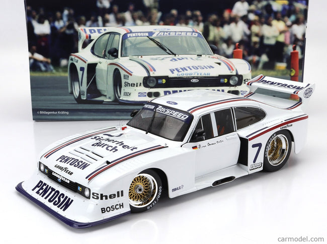 Ford Capri Turbo Gr.5 Zakspeed N°7 DRM 1983 Jorg Van Ommen 1:18 Werk83 biela