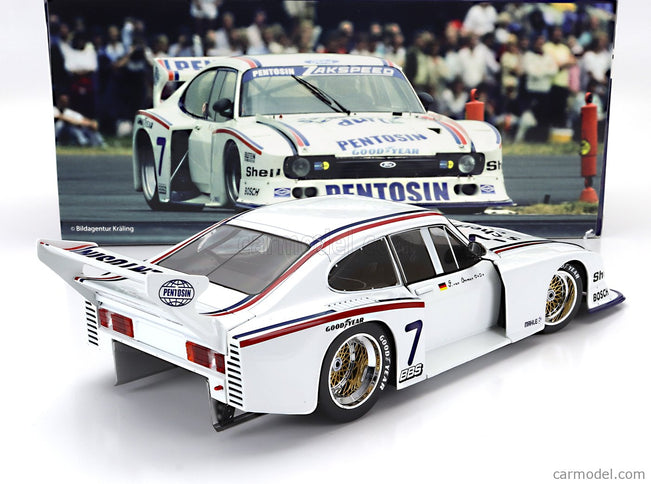 Ford Capri Turbo Gr.5 Zakspeed N°7 DRM 1983 Jorg Van Ommen 1:18 Werk83 biela