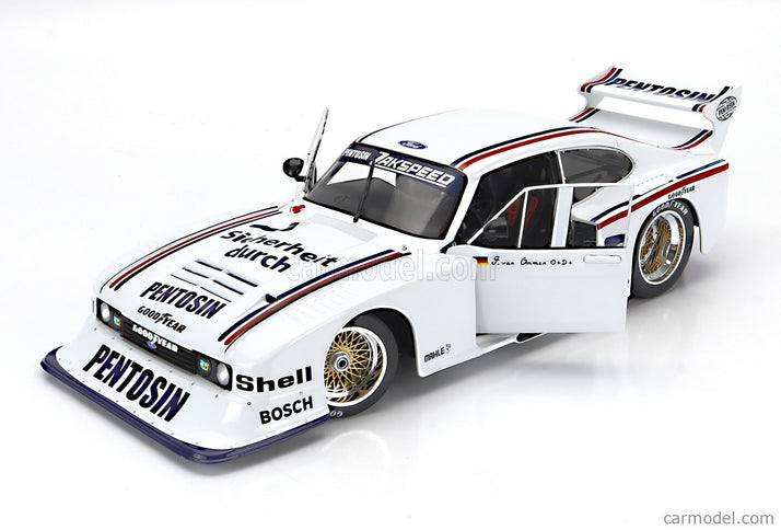 Ford Capri Turbo Gr.5 Zakspeed N°7 DRM 1983 Jorg Van Ommen 1:18 Werk83 biela