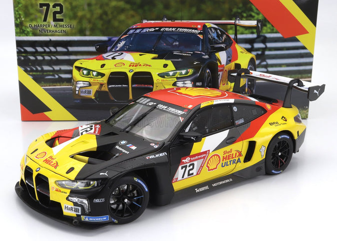 BMW | 4-SERIES M4 GT3 TEAM BMW JUNIOR N 72 24h NURBURGRING 2023 DAN HARPER - MAX HESSE - NEIL VERHAGEN | BLACK YELLOW RED