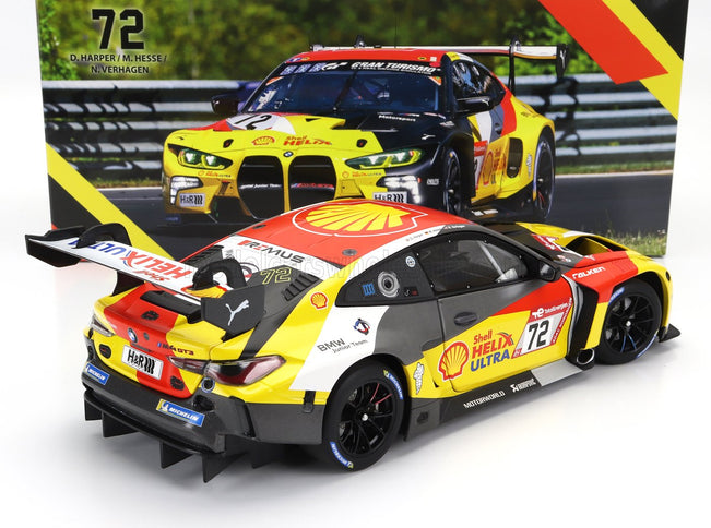 BMW | 4-SERIES M4 GT3 TEAM BMW JUNIOR N 72 24h NURBURGRING 2023 DAN HARPER - MAX HESSE - NEIL VERHAGEN | BLACK YELLOW RED