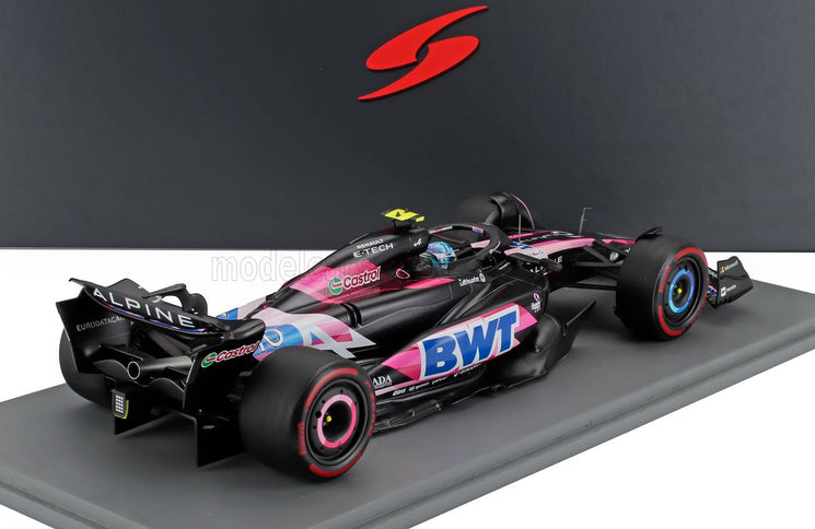 ALPINE | F1  A524 TEAM BWT ALPINE N 10 BAHRAIN GP 2024 PIERRE GASLY | BLACK BLUE PINK