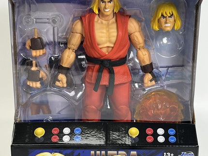 FIGURES | KEN - ULTRA STREET FIGHTER II - THE FINAL CHALLENGERS - CM. 15.5 - ACTION FIGURE | RED PINK