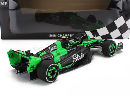 SAUBER | F1  C44 TEAM STAKE KICK N 24 SEASON 2024 ZHOU GUANYU | GREEN BLACK