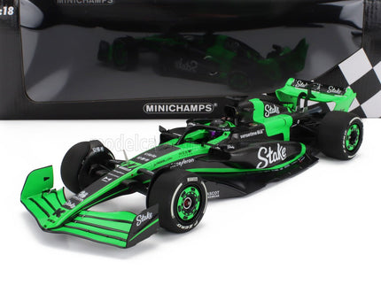 SAUBER | F1  C44 TEAM STAKE KICK N 77 SEASON 2024 VALTTERI BOTTAS | GREEN BLACK