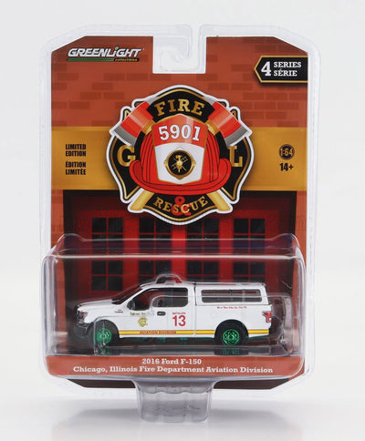FORD USA | F-150 PICK-UP CLOSED CHICAGO FIRE ENGINE 2018 - GREEN WHEELS | WHITE YELLOW