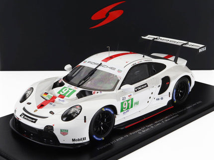 PORSCHE | 911 991-2 4.2L TEAM PORSCHE GT N 91 WINNER LMGTE PRO CLASS 24h LE MANS 2022 GIANMARIA BRUNI - RICHARD LIETZ - FREDERIC MAKOWIECKI | WHITE GREY RED