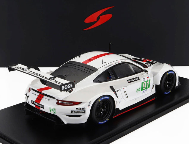 PORSCHE | 911 991-2 4.2L TEAM PORSCHE GT N 91 WINNER LMGTE PRO CLASS 24h LE MANS 2022 GIANMARIA BRUNI - RICHARD LIETZ - FREDERIC MAKOWIECKI | WHITE GREY RED