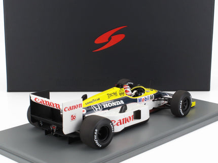 WILLIAMS | F1  FW11B HONDA N 6 WORLD CHAMPION WINNER GP MONZA ITALY 1987 NELSON PIQUET | BLUE YELLOW WHITE