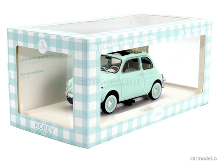 Fiat 500L 1968 1:18 Norev Very svetlomodrá