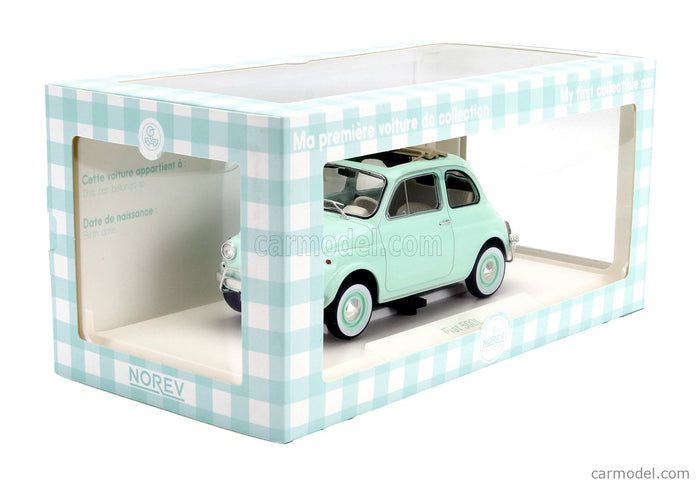 Fiat 500L 1968 1:18 Norev Very svetlomodrá
