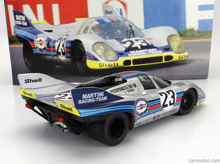 Porsche 917K 4.9L Team Martini Racing N°23 1000km Spa 1971 Helmut Marko - Gijs Van Lennep 1:18 Werk83 strieborná červená modrá žltá