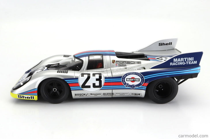 Porsche 917K 4.9L Team Martini Racing N°23 1000km Spa 1971 Helmut Marko - Gijs Van Lennep 1:18 Werk83 strieborná červená modrá žltá