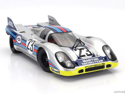 Porsche 917K 4.9L Team Martini Racing N°23 1000km Spa 1971 Helmut Marko - Gijs Van Lennep 1:18 Werk83 strieborná červená modrá žltá