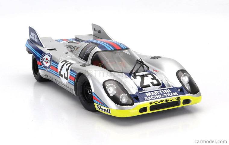Porsche 917K 4.9L Team Martini Racing N°23 1000km Spa 1971 Helmut Marko - Gijs Van Lennep 1:18 Werk83 strieborná červená modrá žltá