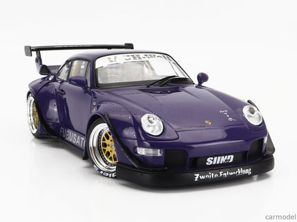Porsche 911 993 RWB Rauh-Welt Furusato Sidney Hoffmann Coupe 1995 1:18 Werk83 fialová