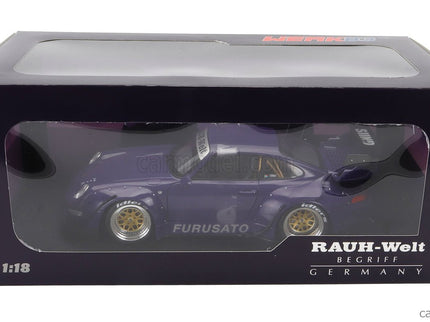 Porsche 911 993 RWB Rauh-Welt Furusato Sidney Hoffmann Coupe 1995 1:18 Werk83 fialová
