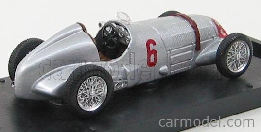 Mercedes Benz F1 W125 N°6 1937 1:43 Brumm strieborná