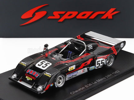 CHEVRON | B36 1750cc S4 TEAM CHEVRON RACING CAR N 55 24h LE MANS 1982 MARTIN BIRRANE - JOHN SHELDON - NEIL CRANG | BLACK RED