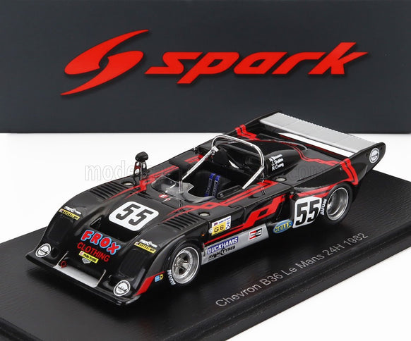 CHEVRON | B36 1750cc S4 TEAM CHEVRON RACING CAR N 55 24h LE MANS 1982 MARTIN BIRRANE - JOHN SHELDON - NEIL CRANG | BLACK RED