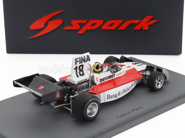 SURTEES | F1  TS16 N 18 SPANISH GP 1974 CARLOS PACE | WHITE RED BLACK