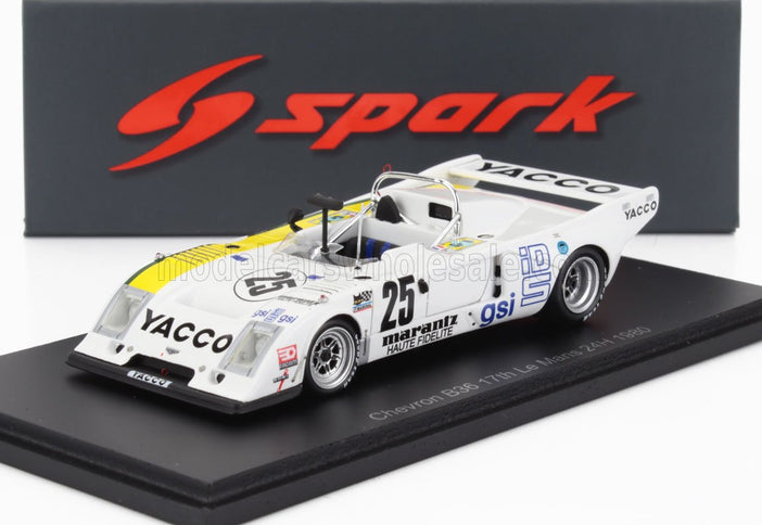 CHEVRON | B36 2.0L S4 TEAM ROC SOCIETE YACCO N 25 24h LE MANS 1980 BRUNO SOTTY - DOMINIQUE LAURENT - PHILIPPE HESNAULT | WHITE YELLOW