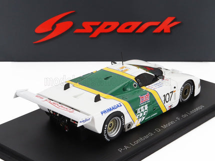 SPICE | SE87C 3.3L V8 TEAM P.A.LOMBARDI N 107 24h LE MANS 1990 PIERRE ALAIN LOMBARDI - DENIS MORIN - FERDINAND DE LESSEPS | WHITE GREEN