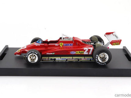 Ferrari F1 126C2 N°27 Brazilian GP 1982 Gilles Villeneuve 1:43 Brumm červená