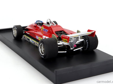 Ferrari F1 126C2 N°27 Brazilian GP 1982 Gilles Villeneuve 1:43 Brumm červená