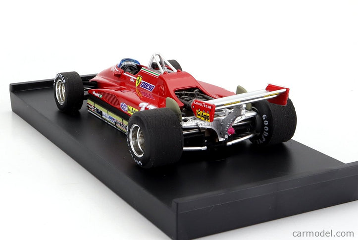 Ferrari F1 126C2 N°27 Brazilian GP 1982 Gilles Villeneuve 1:43 Brumm červená