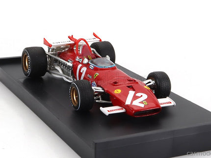 Ferrari F1 312B N°12 Víťaz GP Austrian 1970 Jacky Ickx 1:43 Brumm červená biela
