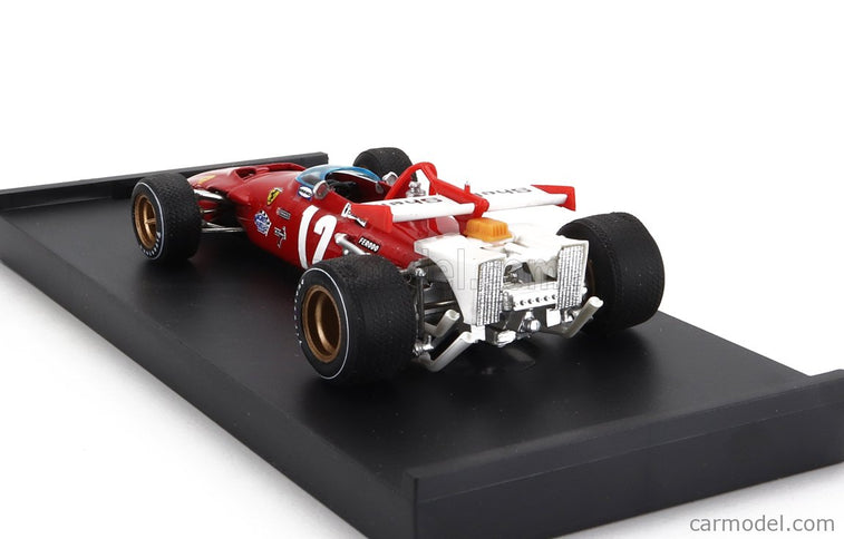 Ferrari F1 312B N°12 Víťaz GP Austrian 1970 Jacky Ickx 1:43 Brumm červená biela