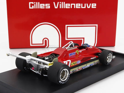 Ferrari F1 126C2 N°27 USA Ovest Long Beach GP 1982 Gilles Villeneuve 1:43 Brumm červená